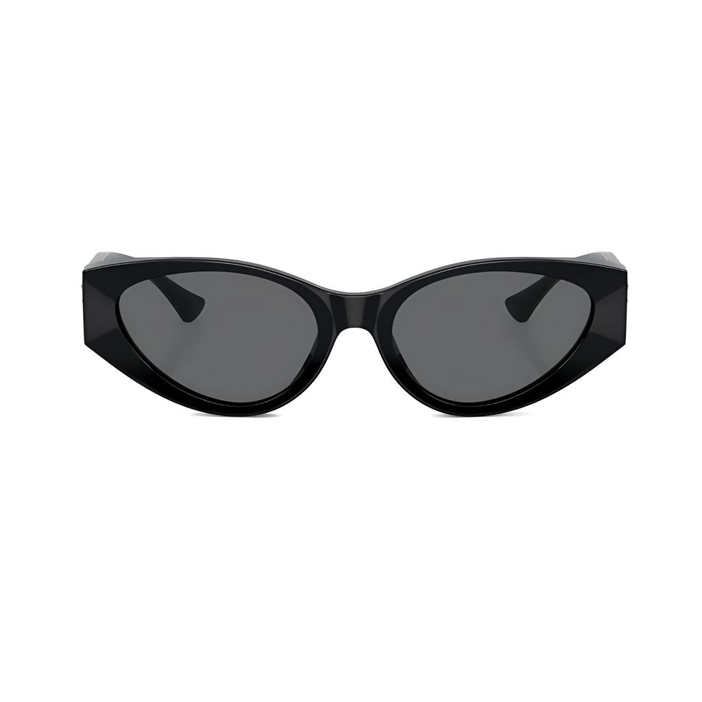 Versace Logo Acetate Irregular Sunglasses Women sunglasses Black VE4454GB187