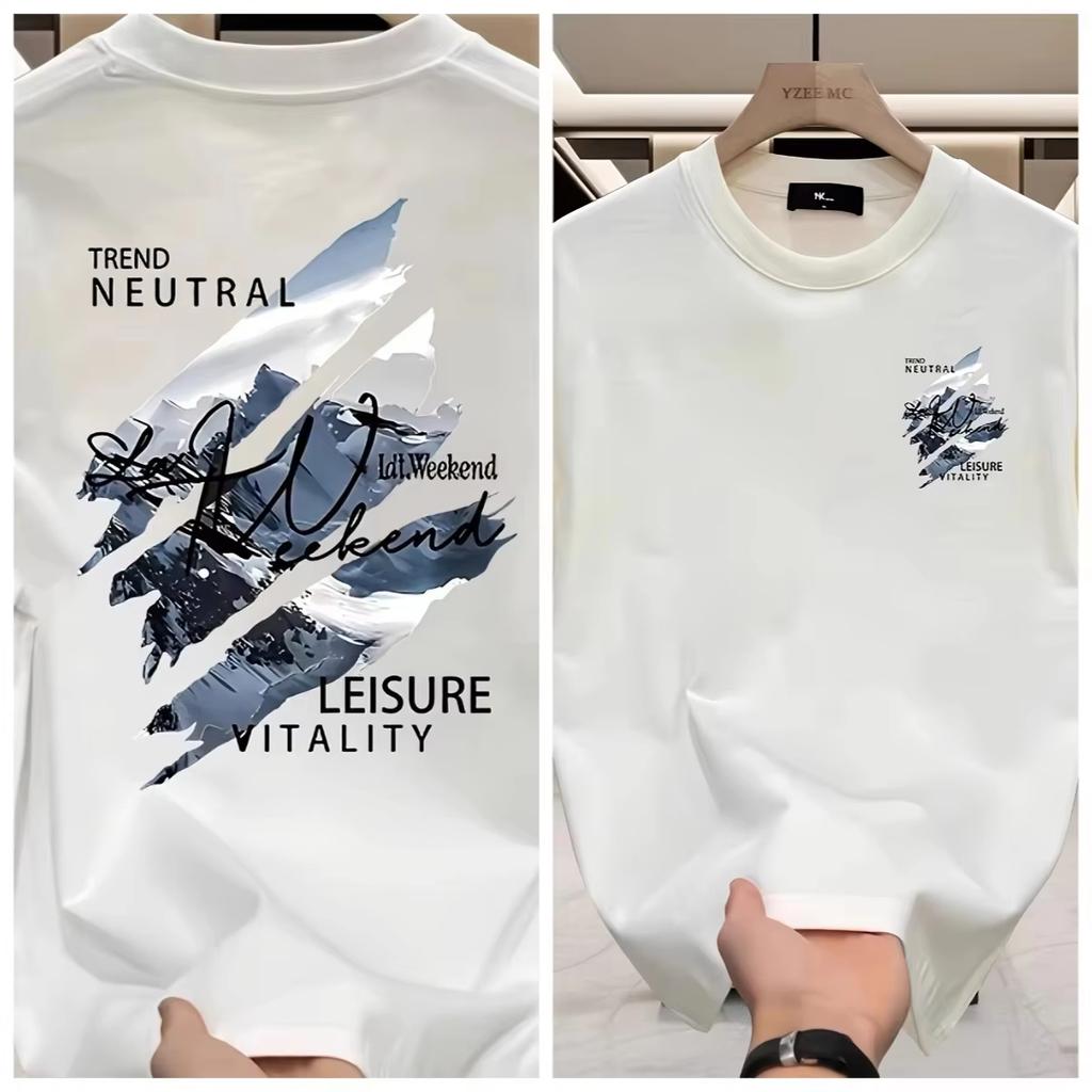 2026 Summer New Casual Street Breathable Unisexs Shortsleeved Tshirt For Outdoor Outings Trendy Printed Unisexs Tshirt Streetwear