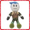 Плюшевая игрушка Roblox в военном стиле, мягкая фигурка персонажа игры, мультяшная, для фанатов игр, подарок на день рождения, декор для комнаты