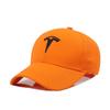 DHKOR1 Tesla Car Emblem Embroidery Snapback Baseball Cap Spring and Autumn Outdoor Adjustable Auto Logo Casual Hats Sunscreen Hat