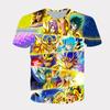 Japanese Animation Saint Seiya Fashion Men Summer Casual Comfortable Quick-Drying Breathable T Shirt XXS-6XL