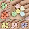 Home Party Supplies Loose Beads DIY Jewelry Accessories 19.5mm Acrylic Jewelry 5pcs For Bracelet Earring Making Beaded Materials UV Color Plating