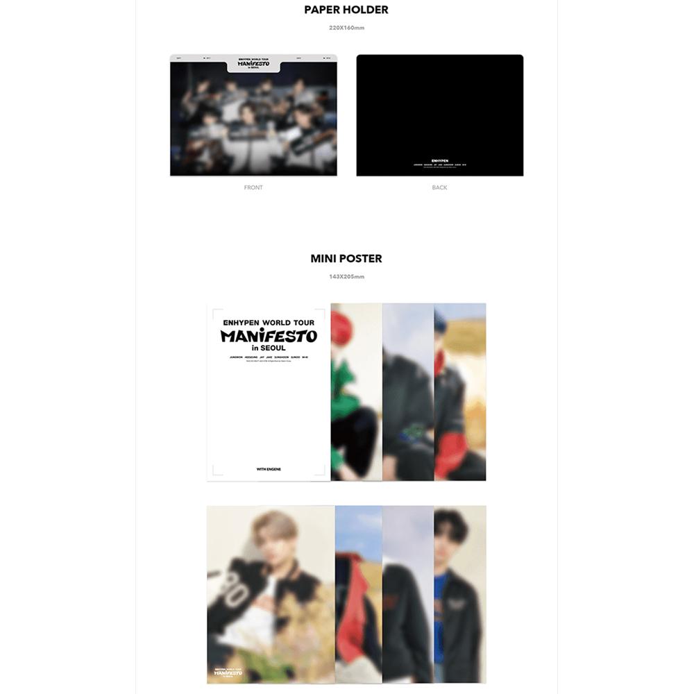 ENHYPEN МИРОВОЙ ТУР<MANIFESTO> в СЕУЛЕ DVD
