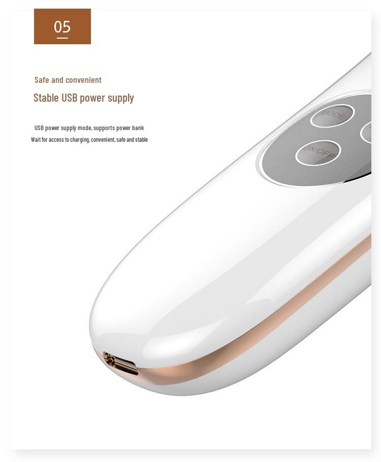 Photon Rejuvenation Facial Massager: Warm Light Cleansing & Lifting Instrument