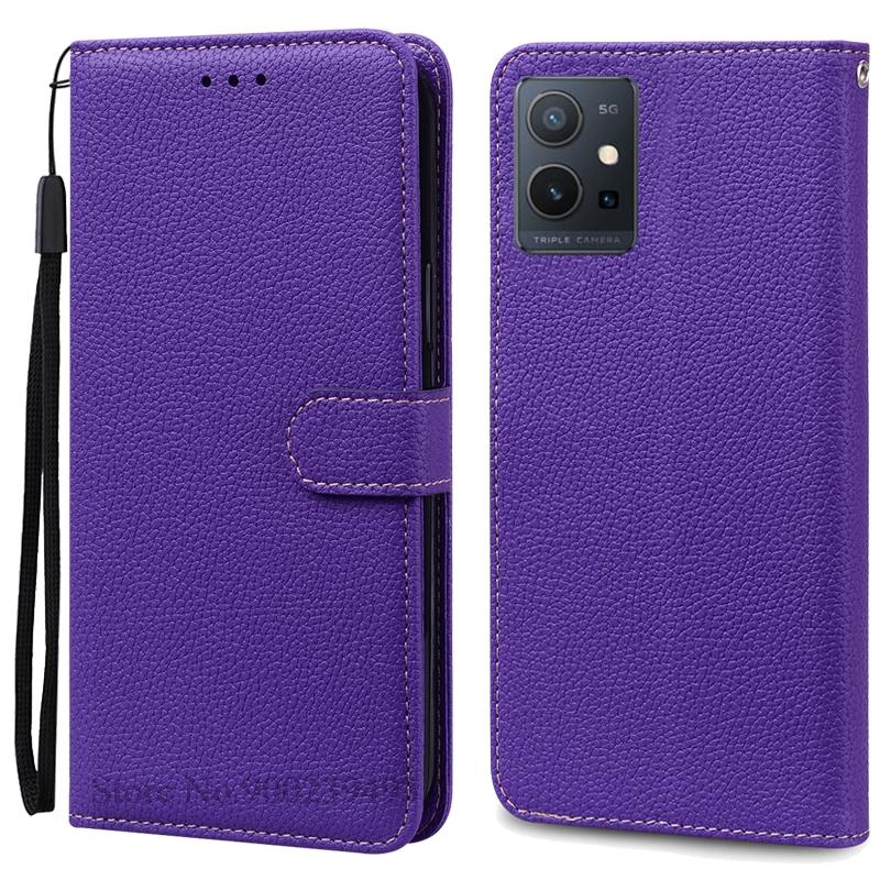 Для Vivo Y55 5G чехол-кошелек кожаный флип-чехол для Vivo Y55 5G чехол-книжка-подставка чехол-кошелек Coque Fundas