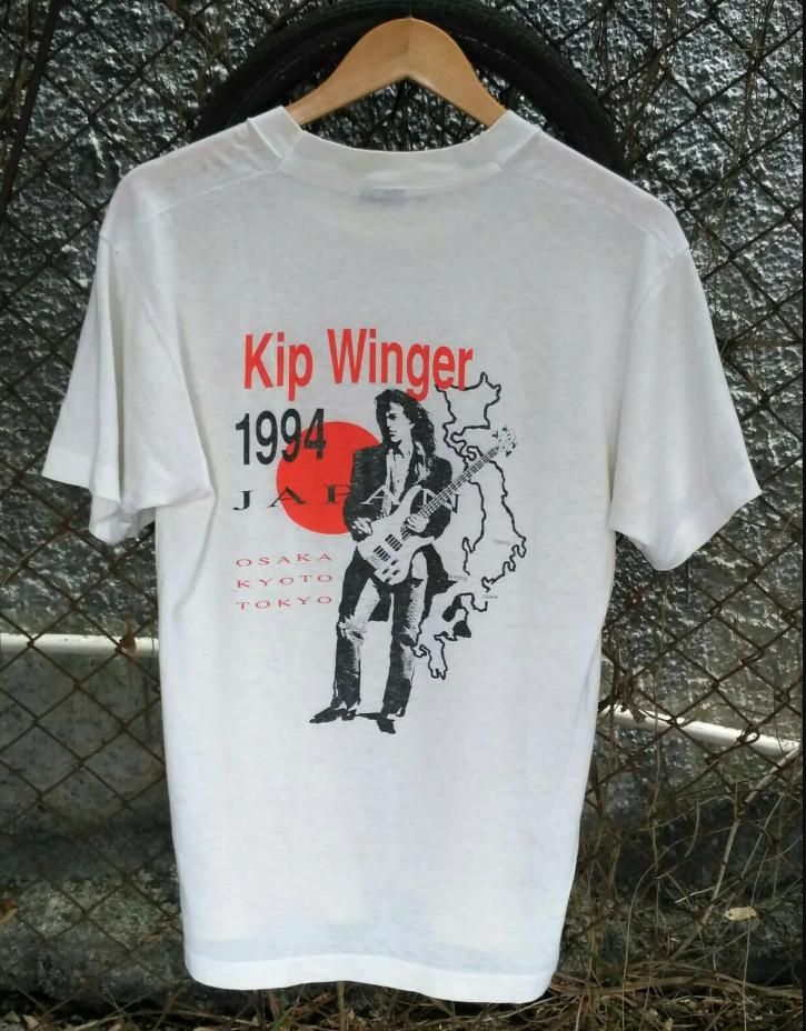 Vintage 1994 Ibanez Kip Winger Japan Tour T-Shirt Mens Womens Tees Top size S-4XL
