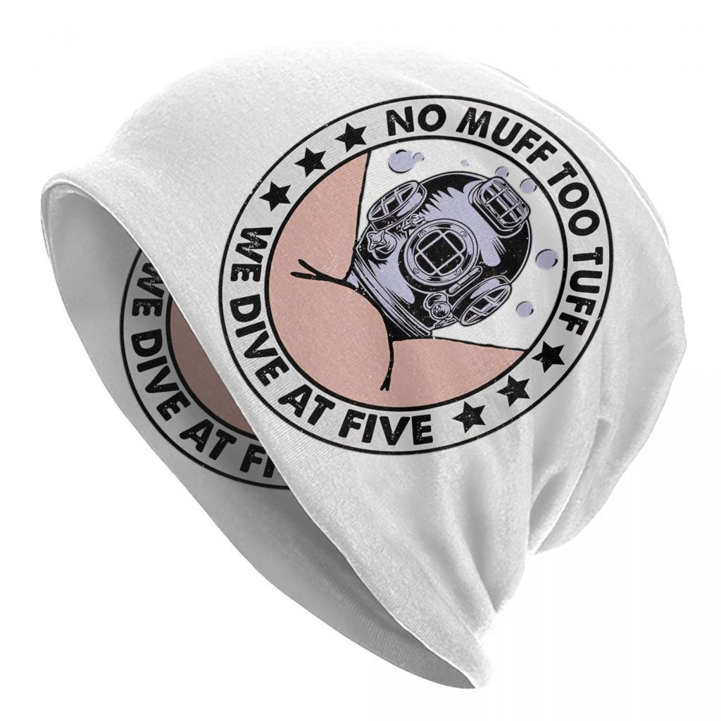 Шапка-бини с флагом для подводного плавания, унисекс, женские аксессуары для любителей дайвинга, шапки с черепами, подарки для дайвера, крутой дизайн, вязаные шапки