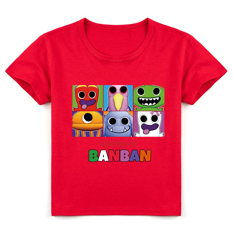 Новое поступление, модная детская футболка Garten of BANBAN с 3D принтом и короткими рукавами для детей