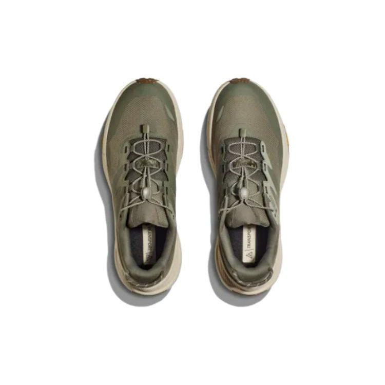 HOKA Transport GORE-TEX Slate Oat Milk Unisex Sneakers Green 1133957-STTM