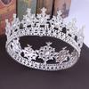 Sparkling Vintage Tiara Crowns Elegant Bride Crystal Headpiece  Pageant Hair