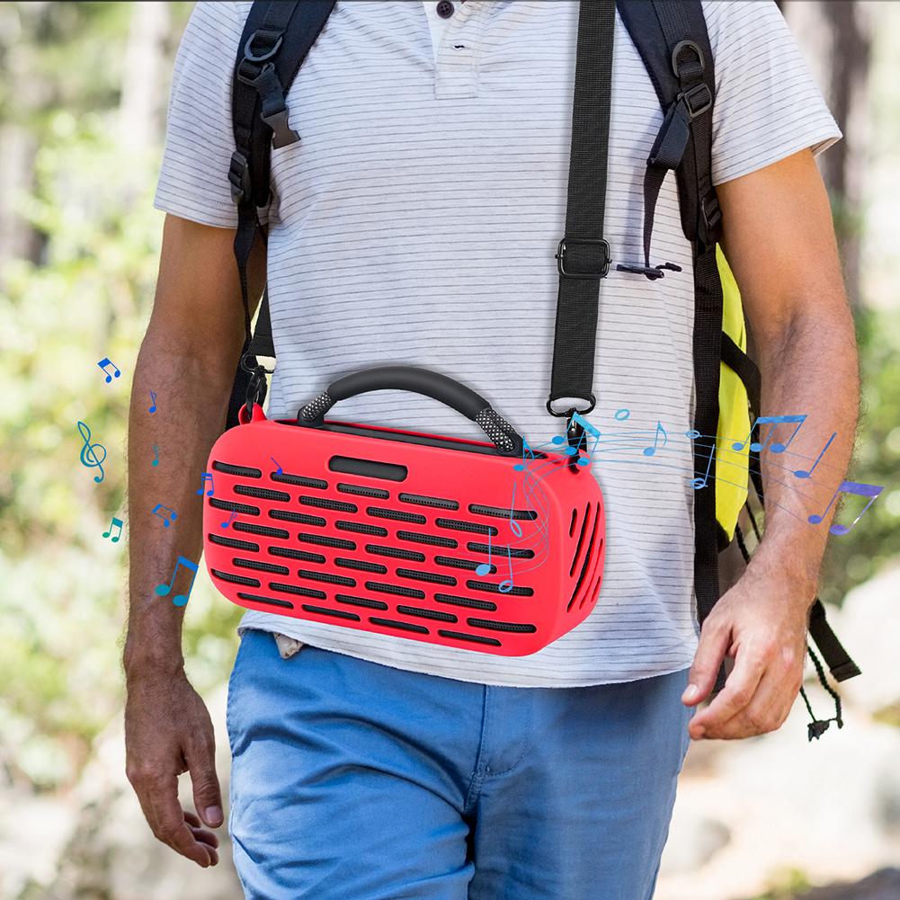 Silicone Cover Case Anti-Scratch Protector Cover Protective Skin Sleeve Silicone Skin for Bose SoundLink Max BT Portable Speaker