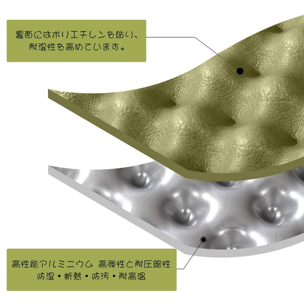 Кемпинговый коврик AYO Outdoor Mat Толщина Простыня для отдыха Палатка Коврик Спальный мешок Бирюзовый Армейский зеленый Серебряный (Водонепроницаемый / 2,5 см) +