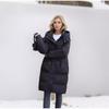 Winter Women's Warm Thick Parka Coat Hooded Long Puffer Jacket Windproof Oversized Cotton-padded Coats