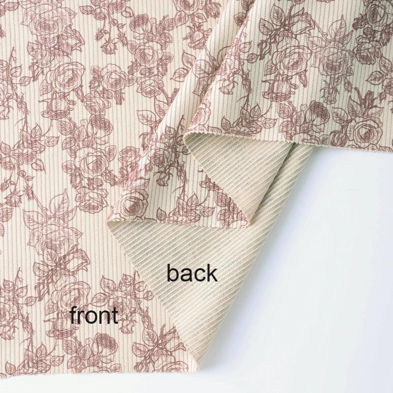 Вельветовая ткань с принтом в полоску для шитья одежды, рубашек, комбинезонов, платьев, курток, дивана, декоративной подушки, ткани для одежды своими руками 0,5/1/2 ярда