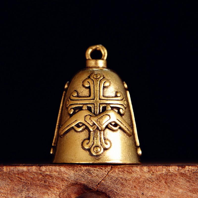 Brass Angel Bell Charm Pendant Keychain Decorative Hanging Ornament Ethnic Style