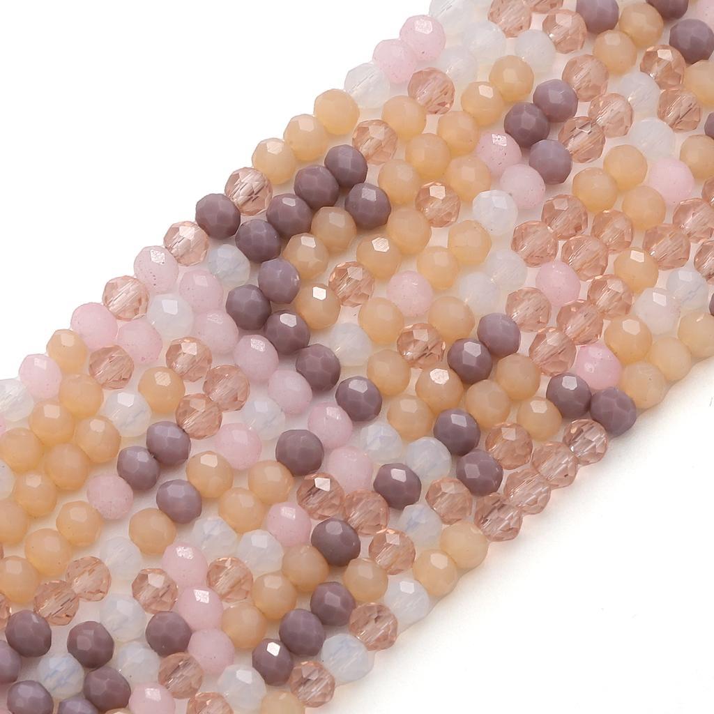 120 шт. стеклянные бусины поверхностные плоские интервальные хрустальные бусины для самостоятельного изготовления браслетов, ожерелий, ювелирных изделий, украшений