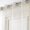 Rideau voile - Pandore - Blanc - 140 x 240 cm - 100% polyester - 8 œillets métal