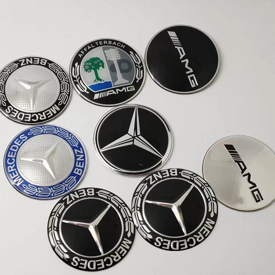 Car Sticker 4PCS 56mm 65mm Car Wheel Center Logo Hub Cap For Mercedes Benz W204 C218 A207 C117 CLA CLS E Class W212 S212 X166 W1