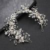 Pearl Wedding Headpieces Rhinestone Headdress Hair Accessories Crystal Headband  Women Bridal