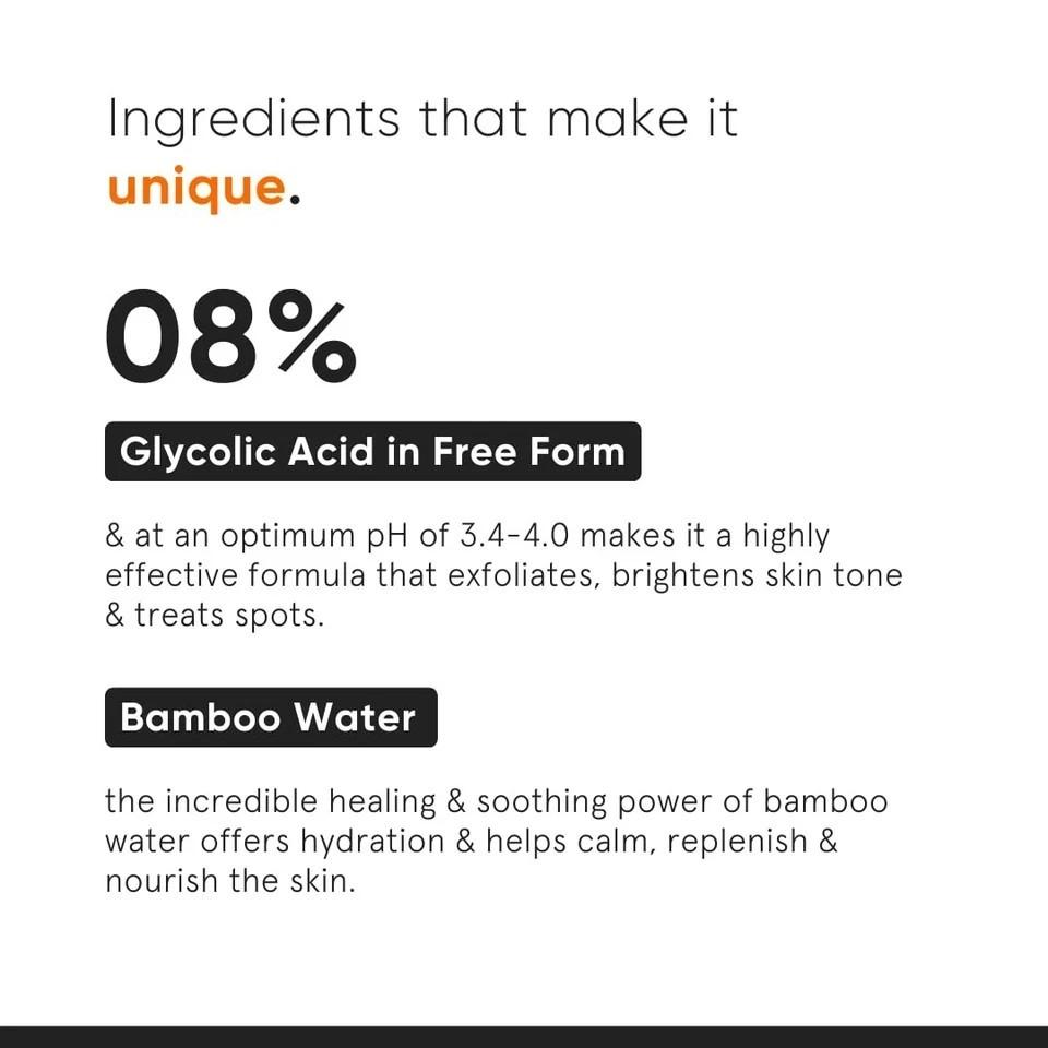 Minimalist 8% Glycolic Acid Toner For Glowing Skin 150ml