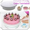 1pc Cake Swivel Plate Revolving Cake Sugarcraft Turntable Decoration Stand Platform Turntable Baking Cake Tools