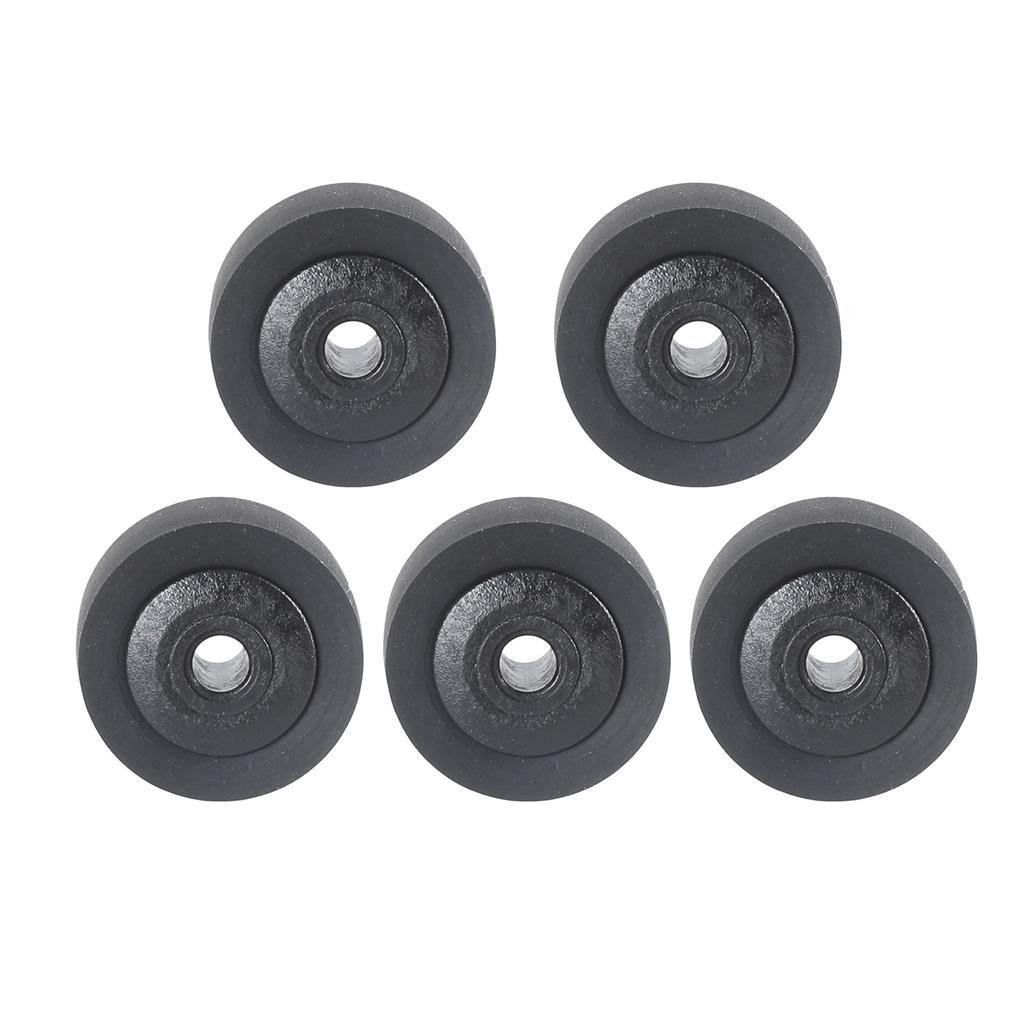 5Pcs Roller Bearing Wheel Cassettes Tape Device Pressure Roller for Audios Pressure Roller for Recorder Radio Pressure