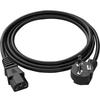 Available: C5 Connector Power Cord, 1.5m & 1.8m, 1 sq mm, Compatible with Rice Cooker, Three-Pin Plug, Three-Core AC Cord.