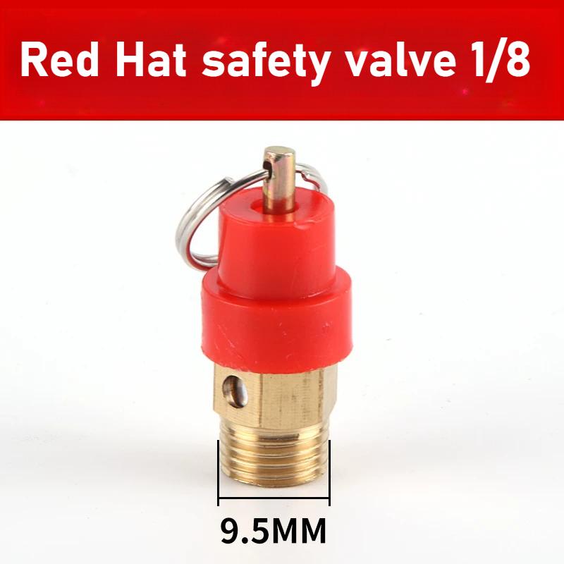 1 PCS Brass Safety Relief Valve 1/4 "BSP Air Compressor Pressure Joint Pressure Pipe Air Gas Pressure Regulator