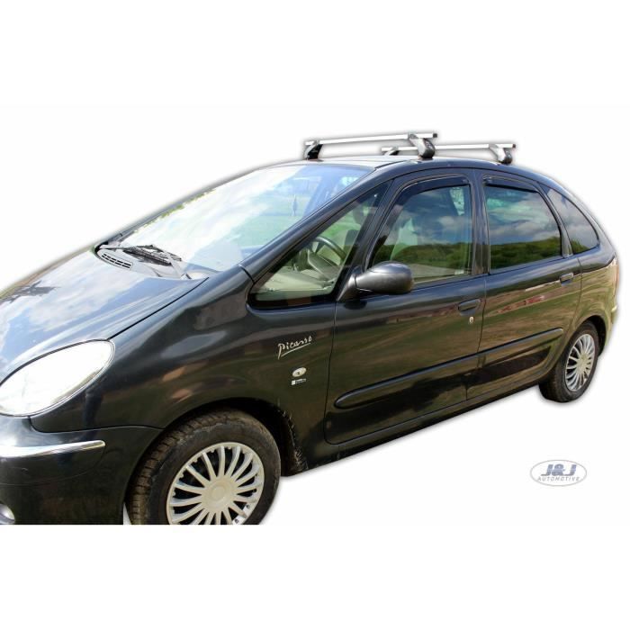 Déflecteurs d'air - J&J AUTOMOTIVE - Heko - Fumé - Pour Citroen Xsara Picasso 1999-2008 - Installation facile
