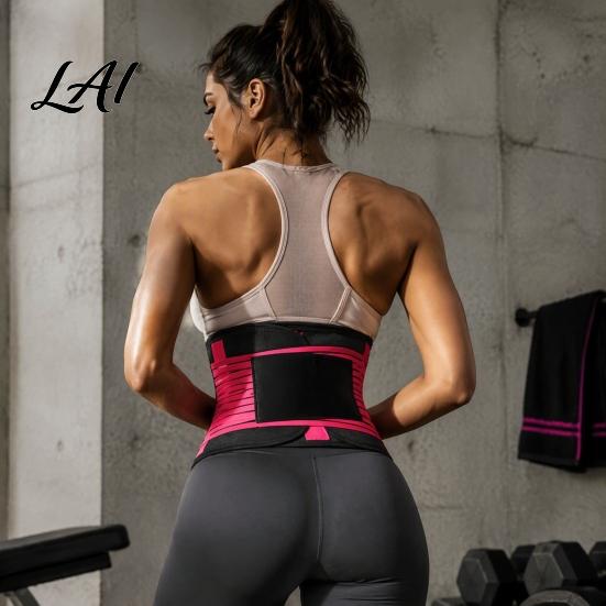 Breathable Yoga Girdle Waist Trainer Belt for Women Men Adjustable Trimmer Anti Slip Shaper with Double-layer Support Abdominal Compression And Back