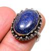 Lapis Lazuli Gemstone 925 Sterling Silver Jewelry Ring Size 7