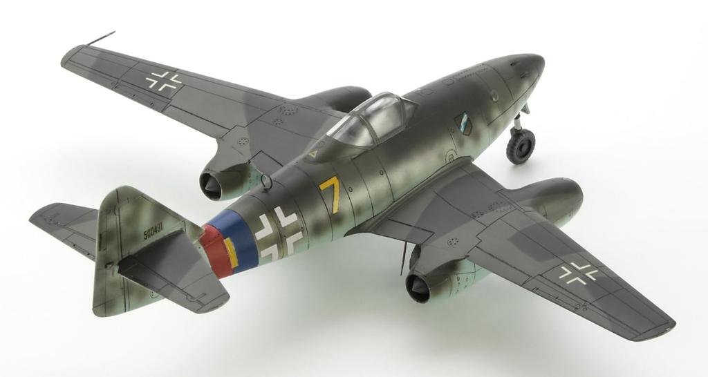 Hasegawa Пластиковая модель истребителя Messerschmitt 02532 1/72 Me262A-1a «7-е крыло»