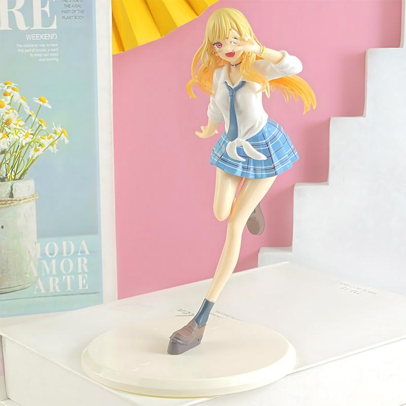 18cm My Dress-Up Darling Anime Figure Kitagawa Marin Black Maid Shizuku Kuroe Statue Collection Decor Model Toy Gift
