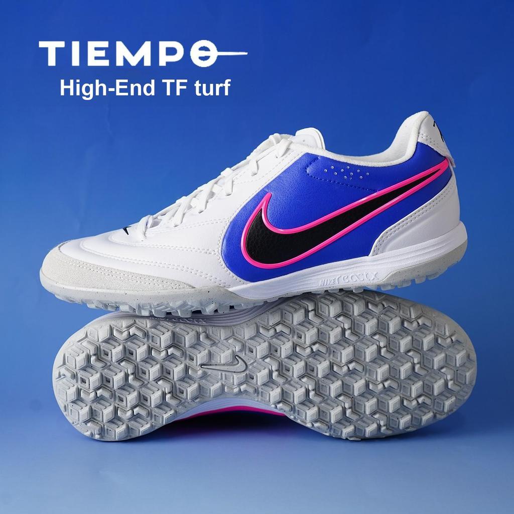 Nike Tiempo Ligera Pro TF Белый Голубой Гонщик Розовый Взрыв Черный Мужские Футбольные Бутсы IB4477-146