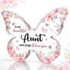 Butterfly Transparent Acrylic Tabletop Decoration Vertical Ornament Gift