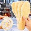 Alpaca Wool Winter Insoles: Thick, Fluffy, Breathable, Sweat-Absorbing Cotton Felt for Men & Women
