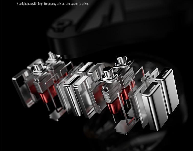 Игровые наушники Zeus HIFI: Внутриканальные и накладные, 1 динамический драйвер, 4 арматурных драйвера