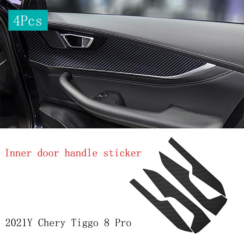 Chery Tiggo 8 Pro Car Interior Sticker Film Central Control Carbon Fiber Pattern Modified Auto