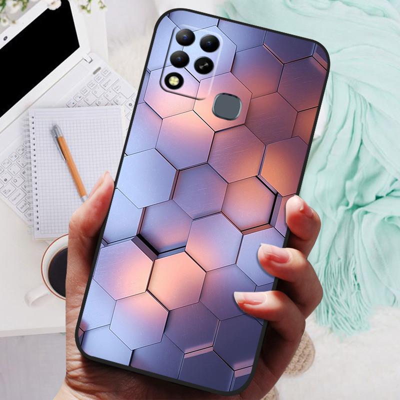 Для Infinix Hot 11 G37 Чехол X689F Роскошный Телефон Силиконовая Задняя Крышка Для Infinix Hot 11 G37 Чехлы Hot11 G37 Защитная Оболочка Capas