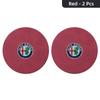 LMRGZ1 For Alfa Romeo Car Anti-slip Water Cup Heat Insulation Mat Suede Decor Coaster For Alfa Romeo Giulietta GT 159 147 156 Mito Brer