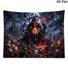 Dark Grim Reaper Wall Tapestry Aesthetic Wall Hanging Printed Fabric Blanket Decorative Tapestries for Bedroom Living Room Home Decor