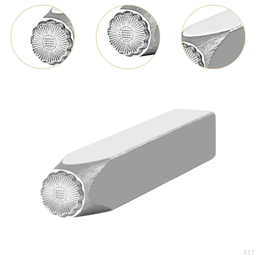 CNC Engraved Steel Stamp for Jewelry Making and Metalworking Projects