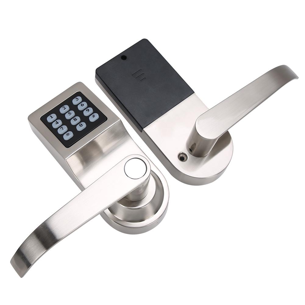 Индукционный электронный парольный замок Умный цифровой дверной замок с кодами IC-карты и разблокировкой ключа