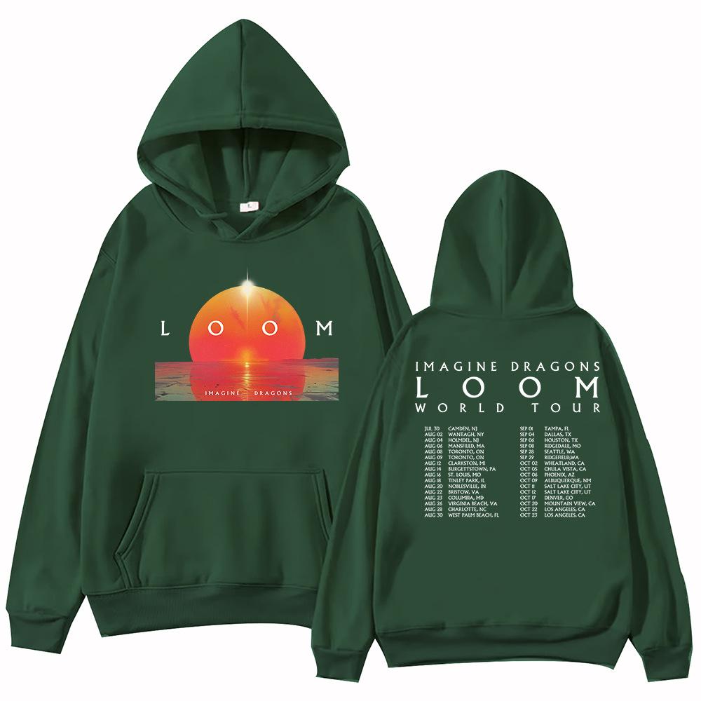 Imagine Dragons Толстовка Loom Tour Харадзюку Пуловер Топы