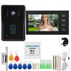 7in Wired Video Doorphone Password Card Remote Control Access System
