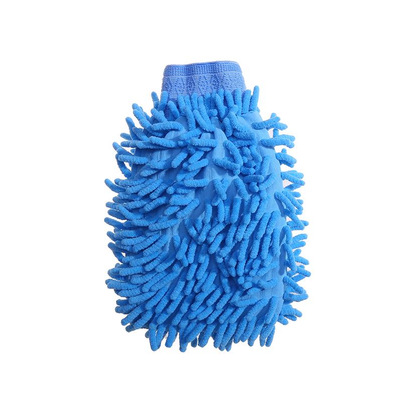 Car Wash Gloves Double Sided Thickening Car Cosmetic Care Car Cleaning Tool Chenille Sponge Gloves