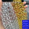 8+4mm Earth Bead Acrylic Chain for Wedding Decor, Christmas Tree, and DIY Jewelry
