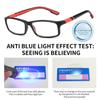 Eye Protection Oblong Eyeglasses Blue Ray Blocking Hyperopia Glasses  Men Women