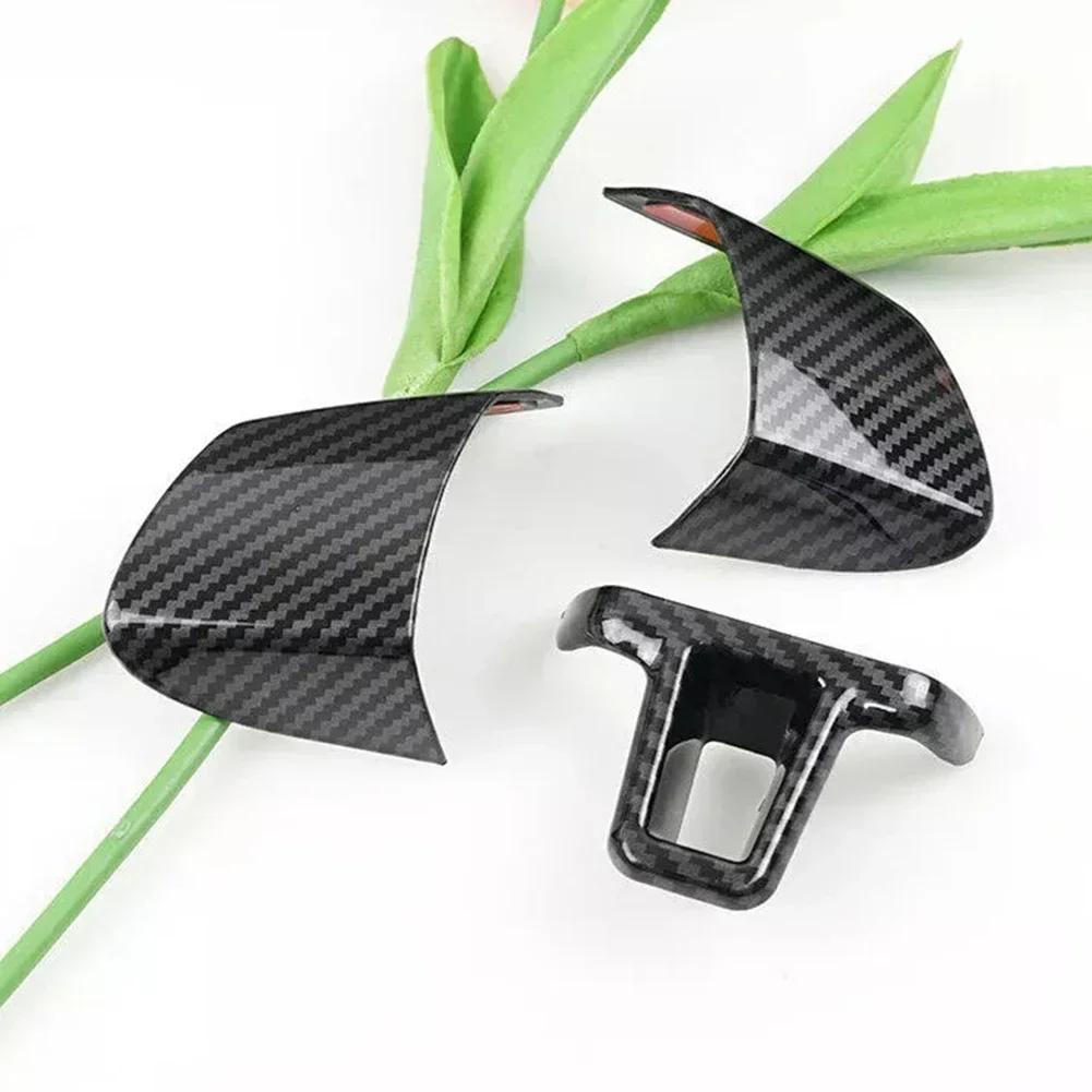 Улучшите внешний вид салона вашего автомобиля с помощью отделки рулевой панели с текстурой из углеродного волокна для Golf 6 и Bora