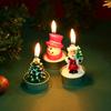 New Christmas Candle Set Souvenir Venue Decoration Small Ornaments Atmosphere Candle Light Small Gift